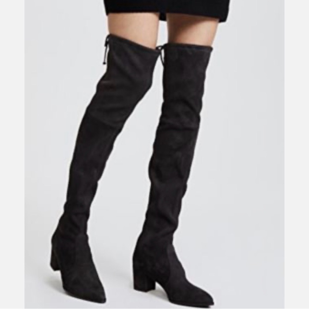 Stuart Weitzman Black Over-the-Knee Boots